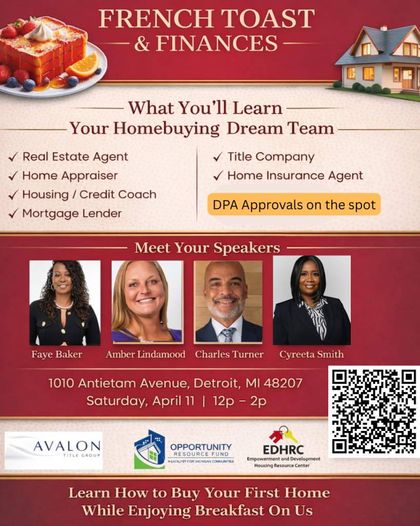 French Toast & Finances: Empowering Future Homeowners in Detroit